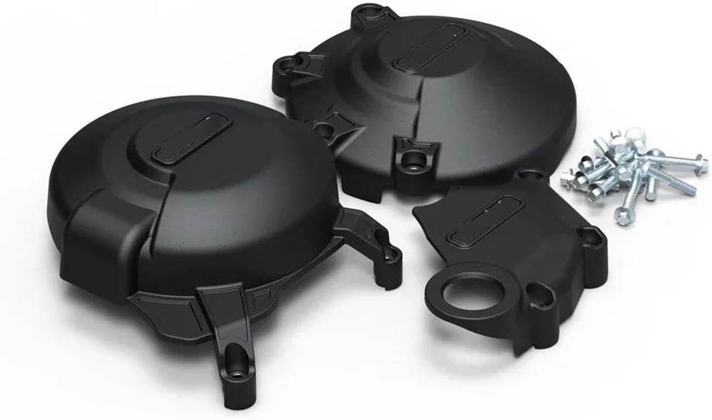 Engine Guard For Ducati Monster 659 696 795 796 1100 2008-2015 Motorcycle Engine Cover Protective Case Modified pieces(Oil window-BK-1Pcs)