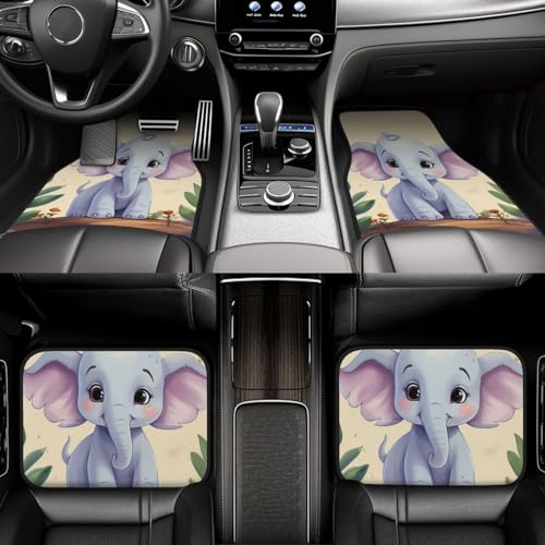 Tapis de sol de voiture SUV et camionnette étanches avec talonnette de protection