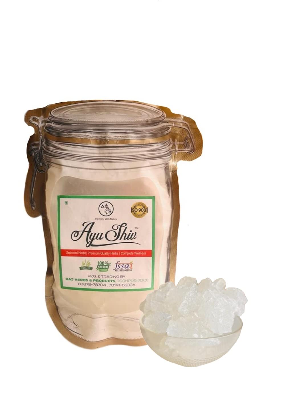 Ayushiv DHAGA MISHRI - MISHARI - DHAGA MISRI - KOOZA MISRI - KUJA MISHRI - GUNJA MISHRI - DORA MISHRI (500)