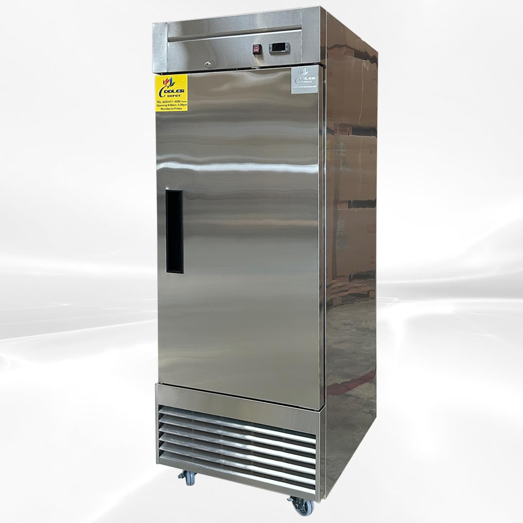 Amazon.com: Commercial Freezer 1-Door Solid Upright Reach in