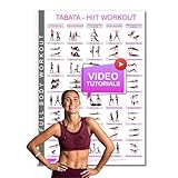 Photo Gallery clean sports® tabata - poster hiit con 40 esercizi, 5 body workouts in formato dina1, poster sportivi per hobby o palestra (dina1) Photo Gallery clean sports® tabata - poster hiit con 40 esercizi, 5 body workouts in formato dina1, poster sportivi per hobby o palestra (dina1)