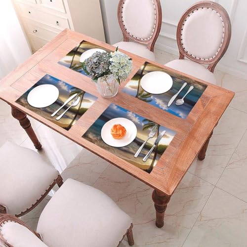Sets de table lavables pour proteger la table des taches et de la chaleur