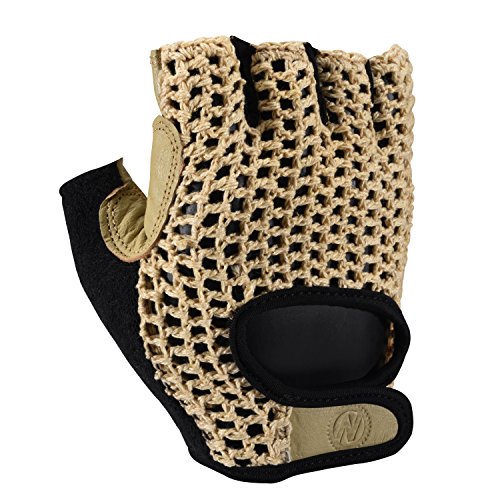 GRATINO Nashbar Crochet Gloves - NATURAL, X-LARGE