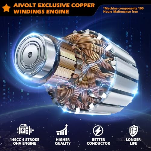 AIVOLT Inverter Generator 4300W Gas Powered Portable Generator