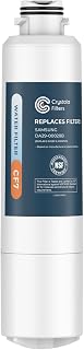 Crystala Filters Compatible with Samsung DA29-00020B Refrigerator Water Filter, DA29-00020A/B, DA29-00020B-1, HAF-CIN/EXP, 46-9101, RF4267HARS, RF25HMEDBSR, RF28HMEDBSR, RS25J500DSR, 1 Pack
