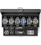 Amazon.co.jp: Vlando 腕時計ケース PU製 男性 収納ボックス