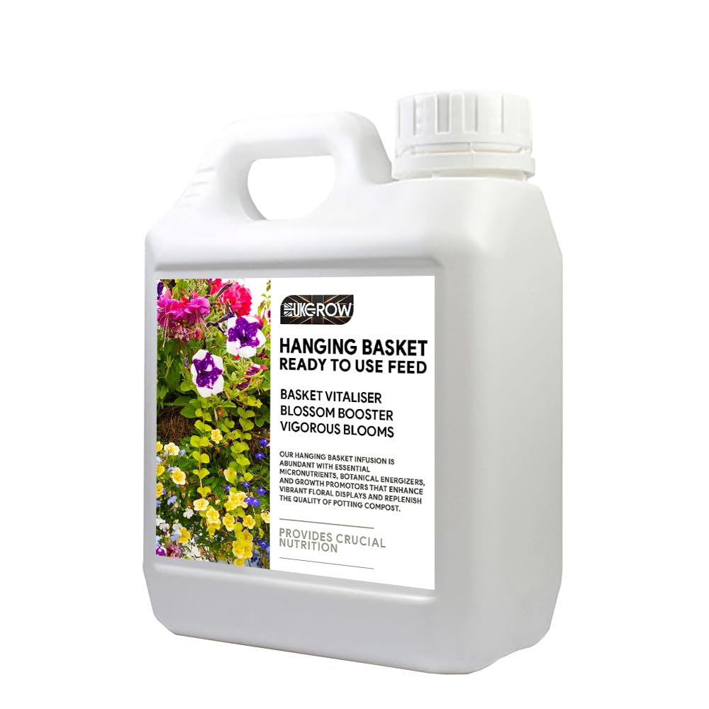 UK GROW Premium Plant Nutrient – Unlock the Full Potential of Your Plants! (500ml, Hanging Basket)