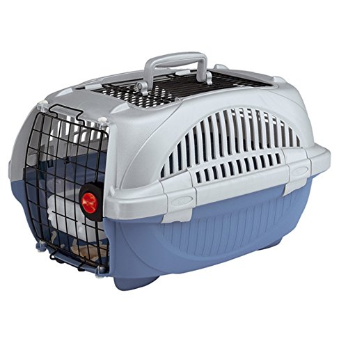 Ferplast Atlas Deluxe 10 Open, Caixa de Transporte para Animais Pequenos, com Acessórios Ferplast para Cães, Pequeno, Variado
