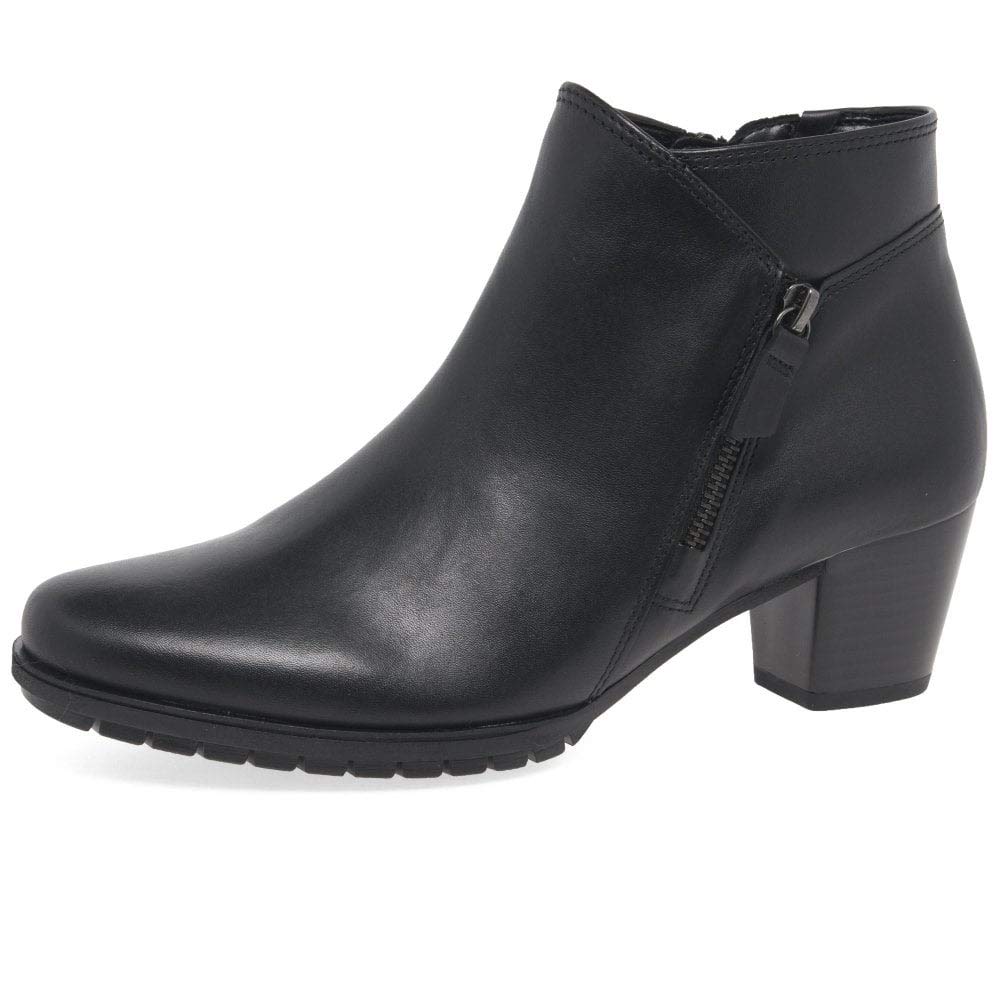 Gabor Olivetti Womens Zip Fastening Ankle Boots 9 Black