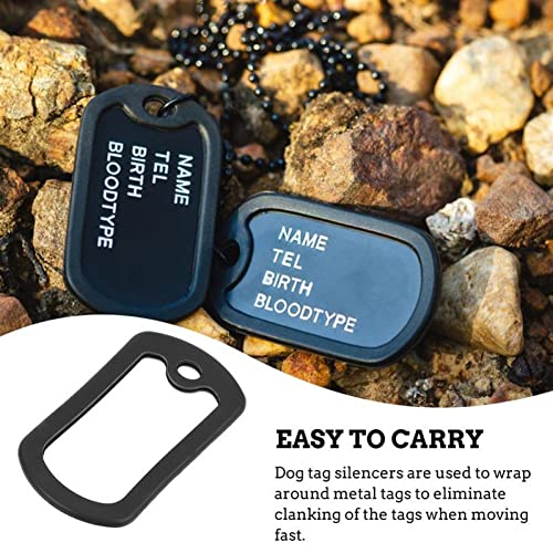 Tag del Cane in Stile Militare 4pcs Tag Cane