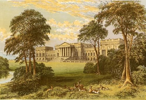 Tableau Toile Parc de Stowe Alexander Lydon peinture déco 60x90cm