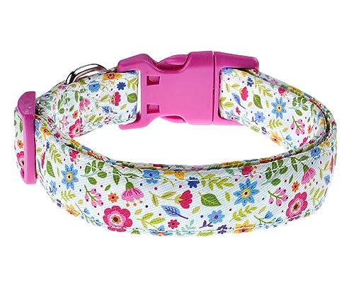 YLrank Dog Collars with Floral Flower Watermelon Patterns - Image 2