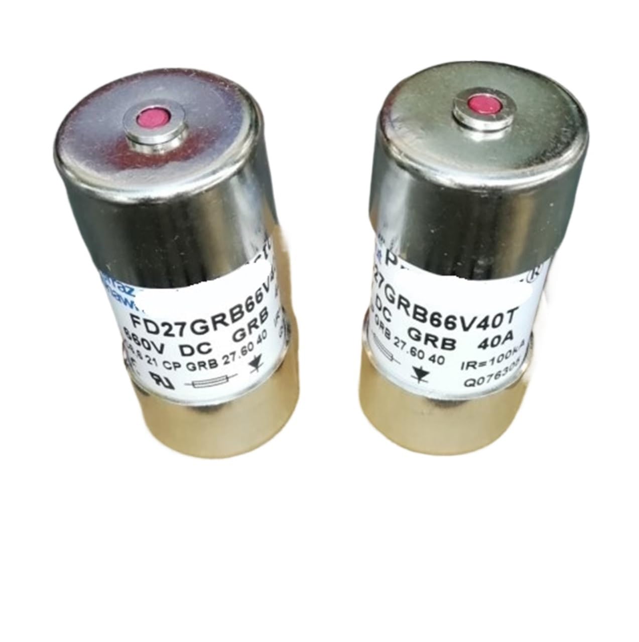 Fusible cylindrique GRB 27.60 sécurité pour armoire électrique