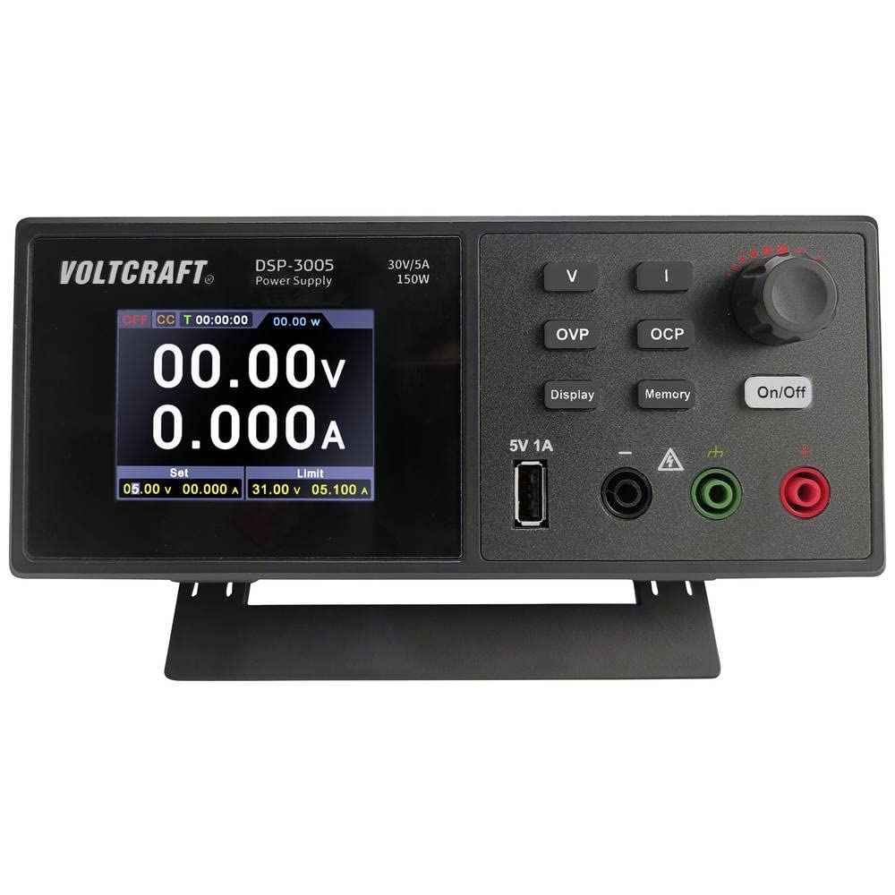 VOLTCRAFT DSP-3005 Labornetzgerät, einstellbar 0-30 V 0-5 A 150 W USB 2.0 Stecker A fernsteuerbar Anzahl Ausgänge 1