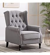 Amazon｜Altrobene 1人掛け ソファー オットマン付き ベルベット