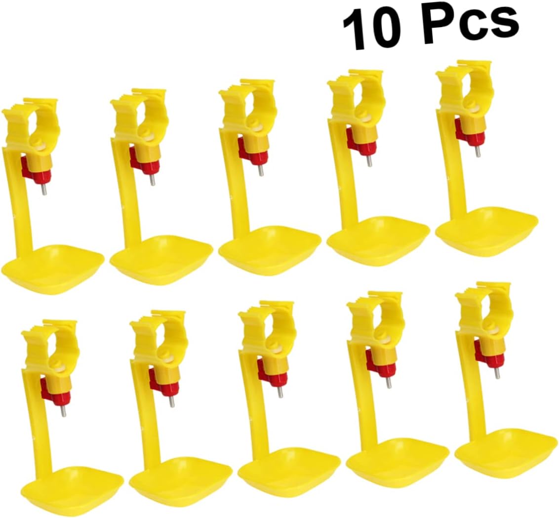 Happyyami 30 PCS Quail Waterer Chicken Waterer for Chicks Chicks Supplies Poultry Watering Cups Automatic Chicken Waterer Chicken Drinking Fountains Chicken Water Fountains