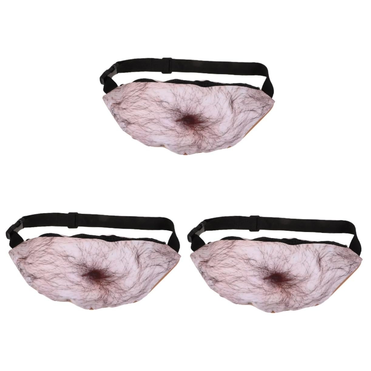 VANZACK Riñonera De Viaje con Bolsillo para Dinero 3 Unidades Antirrobo para Hombre Y Mujer