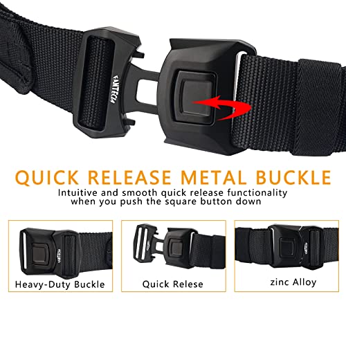 Tactical Belt, 1.7 Inch Inner & Outer Quick Release Belt, Nylon Belt Suitable for Work and Battle4