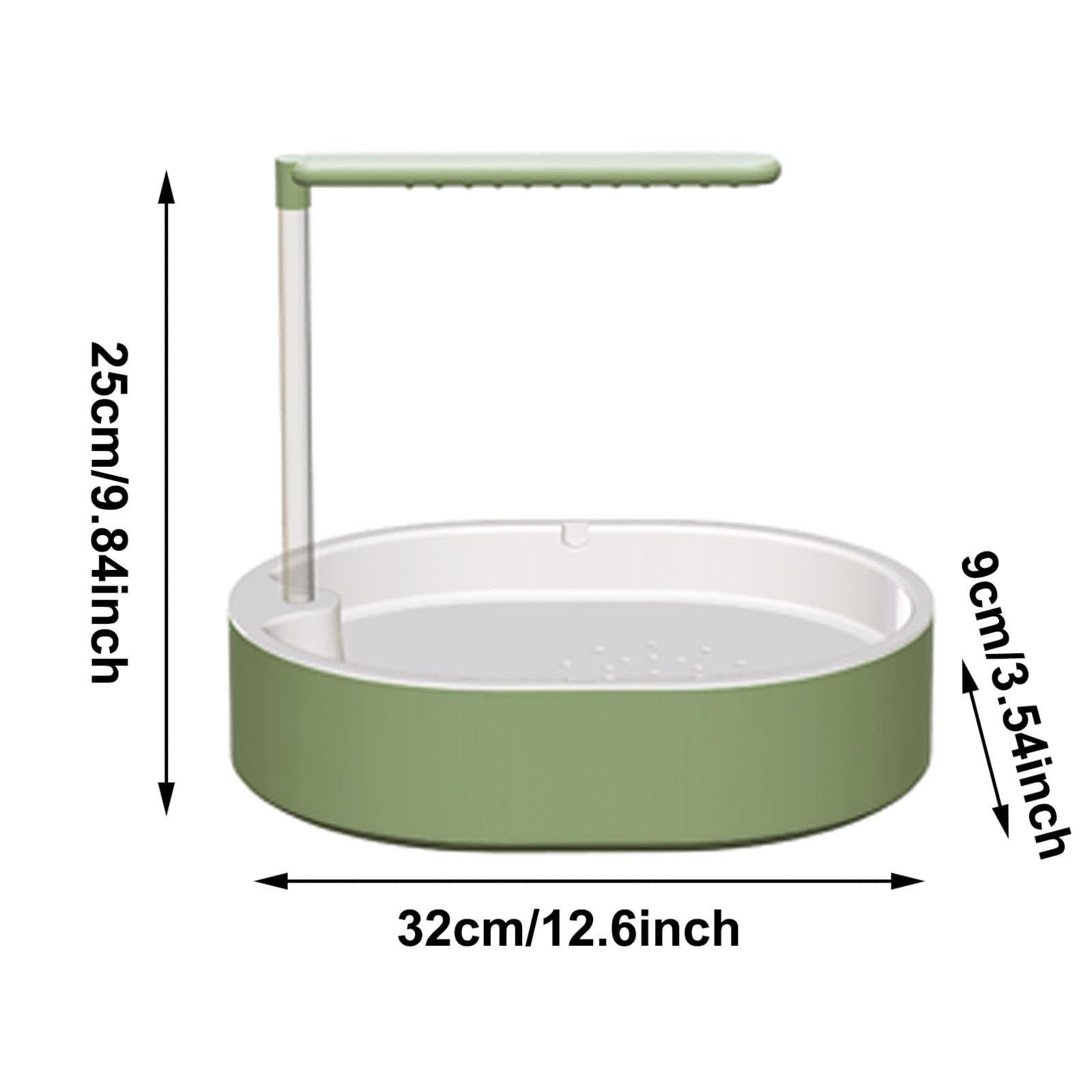 Automatic Electric Bird Bath, 26 Hole Flowing USB Powered Parrot Shower Tub, Large Cage Mounted Washing Tub for Parakeet Lovebird Cockatiel Conure Finch (White) - image 5