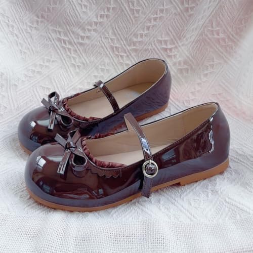 BB BEROBELLO FASHION IS AN ATTITUDE Lolita Shoes Cute Mary Jane Flats Dress Shoes Party Wedding for Girls4