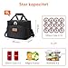 Lifewit Medium Lunch Bag Insulated Lunch Box Soft Cooler Cooling Tote for Adult Men Women, Black 12-Can (9L)