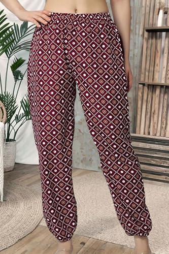 Image of POPWINGS Casual Ethnic Bagru Print Long Slit Skirts for Women || Cotton Long Slit Skirt for Women || Stylish Women Long Skirt for Summer