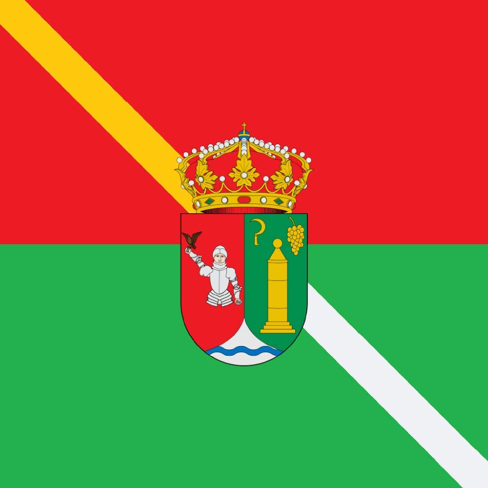 Drapeau Villaldemiro Burgos grand format Bandera de la Villa Castille