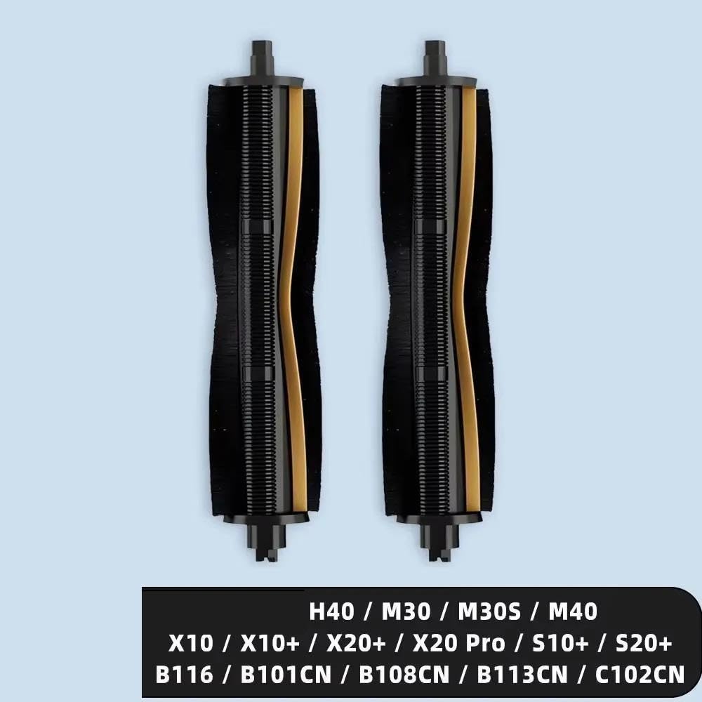 Brush For Robot Vacuum X10/+ X20+/Pro S10+ S20 Plus H40 M30/S M40(Set A)