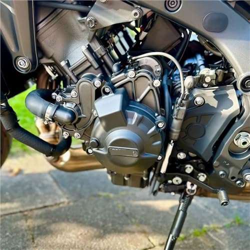 Protector motor MT-09 contra impactos: fundas de cárter y estator 2021-2025 6