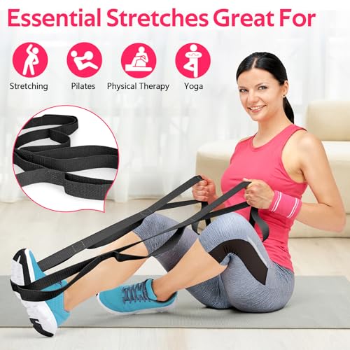 Image of WALITO Home Pilates Kit for Women,Pilates Ring Set with Magic Circle,Resistance Bands,Figure 8 Workout Bands,Mini Ball, Compact Toning Fitness Essentials Starter Set Accessories Gift