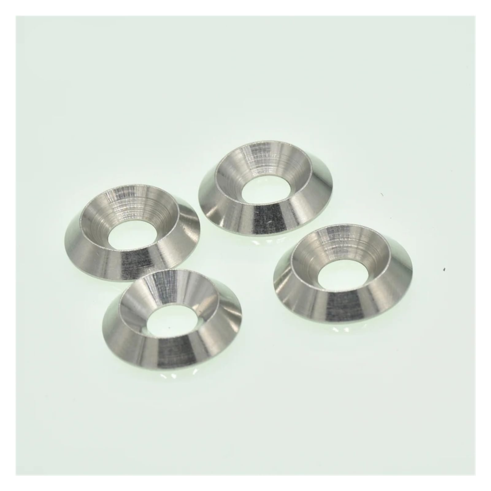 Kangsiyu 20pcs M3 M4 M5 M6 M8 M10 304 Stainless Steel Head Countersunk Screw Gasket Washer Joint Ring Backup Ring for FPV RC Car Accessories(M6(20PCS))