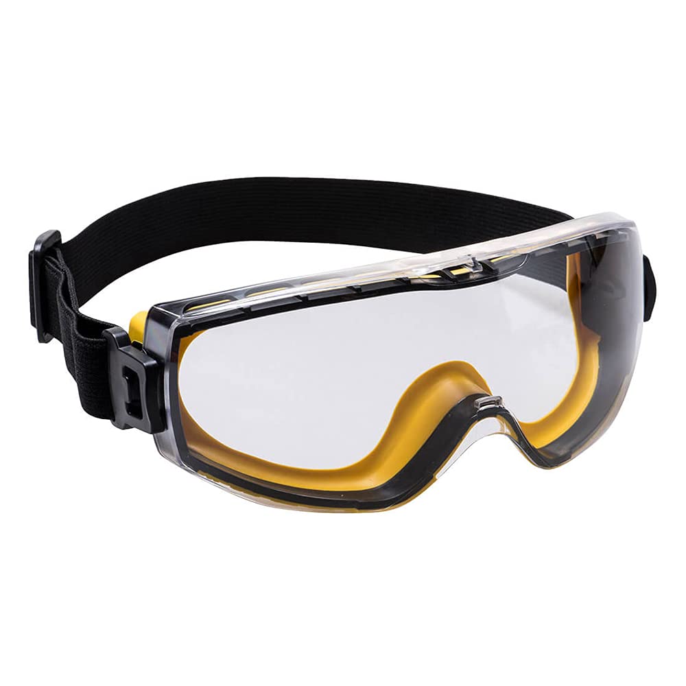 Portwest Impervious Safety Goggle, Color: Clear, Size:, PS29CLR