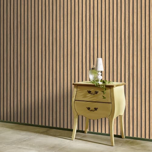 Papier peint effet bois panneau acoustique 278408 Rasch Tapeten