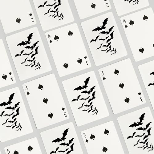 Lantern Press Bats naipes póker 52 cartas para adultos miniatura 4