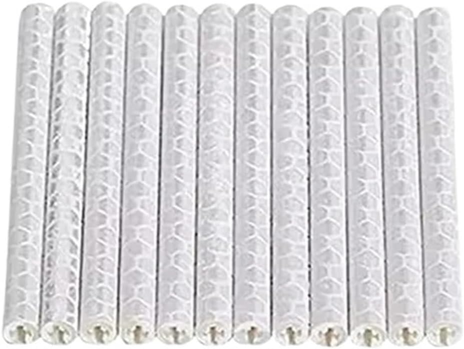 72Pcs 7.5cm Reflective Spoke Strip, DIY Warning Reflector Kit for Bicycle Wheel Cycling Decoration