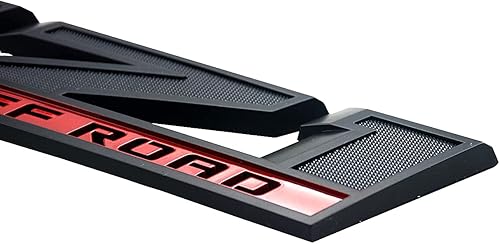 Miniatura 6 de PCFGSL Juego de pares de calcomanías para guardabarros 2019-2021 Z71 Off Road emblema de repuesto para Silverado 1500 2500 3500 (negro rojo)