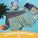 BAMBOO COOL Boys' Underwear Boxer Briefs Breathable and Soft 6-Pack