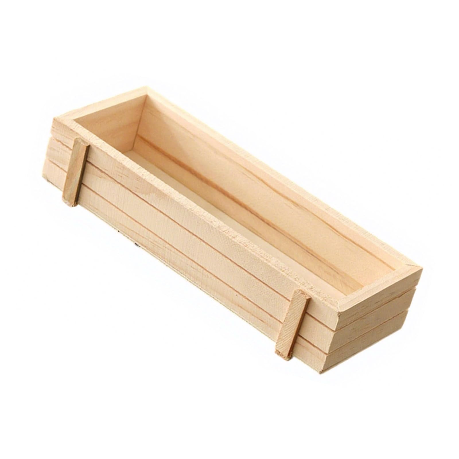 Shurhome Natural Wood Multiuse Planter Pots & Storage Container for Home Decoration Versatile Design Enhances Any Room Aesthetic Breathable Succulents Planter
