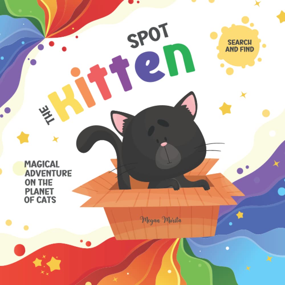Spot The Kitten: Search And Find Cat Book | Seek And Find Books For Kids 4-6