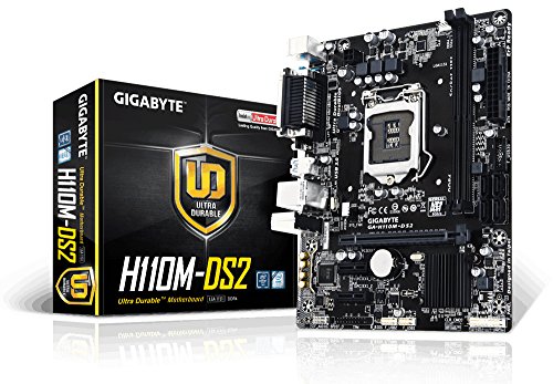 Gigabyte GA-H110M-DS2 Scheda Madre, Nero