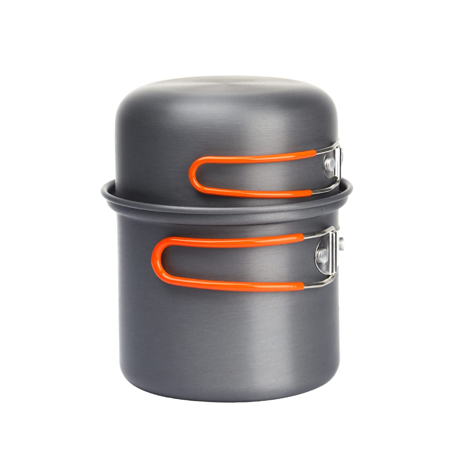 Fire-MapleCamping Pot Bowl Foldable Backpacking Cooking Set Pots for 1 Person 195g FMC-207 Ultralight Outdoor Single Cookware