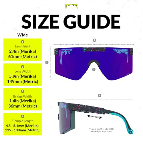 Image of Pit Viper Sunglasses I The Original 2.0 I 100% UV Lens, Indestructible Frame I Turbo Adjustable I Micro Fiber Bag & Straps
