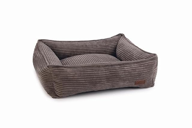 Designed by Lotte Ribbed, Cama para Perros, marrón, 65 x 60 x 20 cm