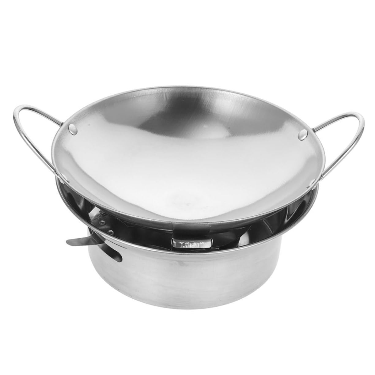 Alipis Small Cooking Pots Stainless Steel Camping Pot Ideal for Social Events