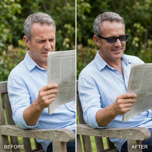 Image of Eyekepper Reading Sunglasses Men, Tinted Lens Readers for Women, 5pack 3.25