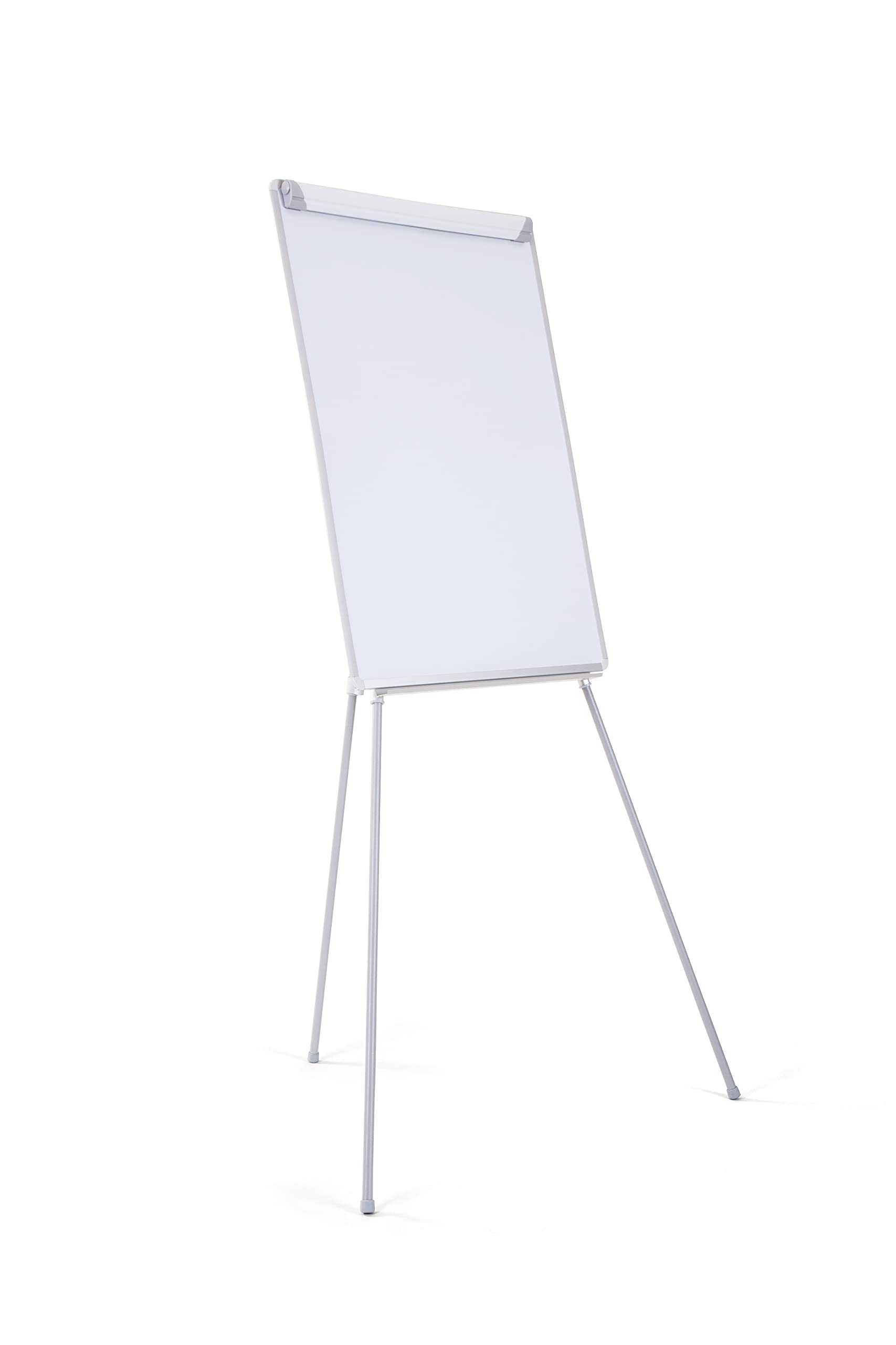 Bi-Office Lavagna Portablocco Magnetico, Cavalletto Treppiedi , Cornice in Grigio, Dimensioni Pannello Euro 700 x 1000 mm