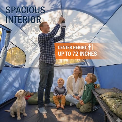 BravArrk 8 Person Waterproof Family Tent