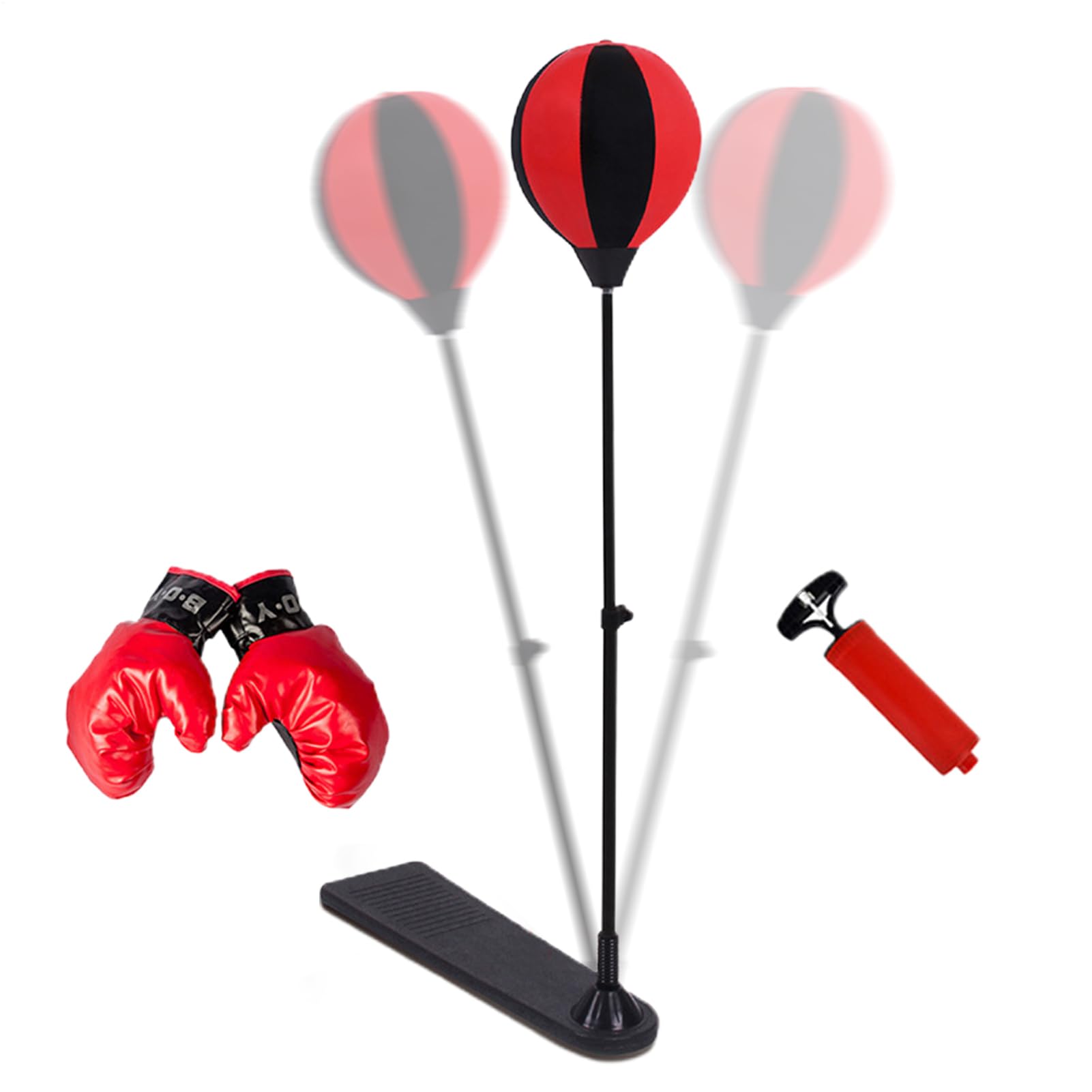 Sacco Da Boxe Per Bambini Set Giocattolo Attivo Portatile E Stabile Per | Sacco Da Boxe Con Base Regolabile In Altezza E Guanti Allenamento Fitness All'Aperto Ca