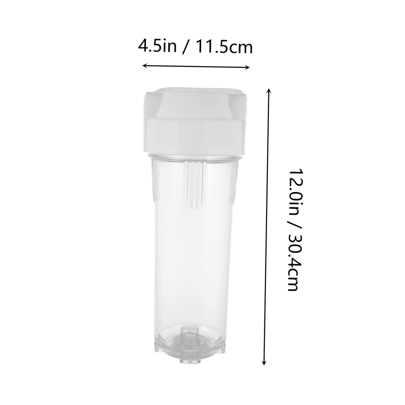 Bouteille Filtrante 10 Pouces Antidéflagrante, Filtre à Eau Maison, Installation Facile, pour Robinet Cuisine, Pet et Pp