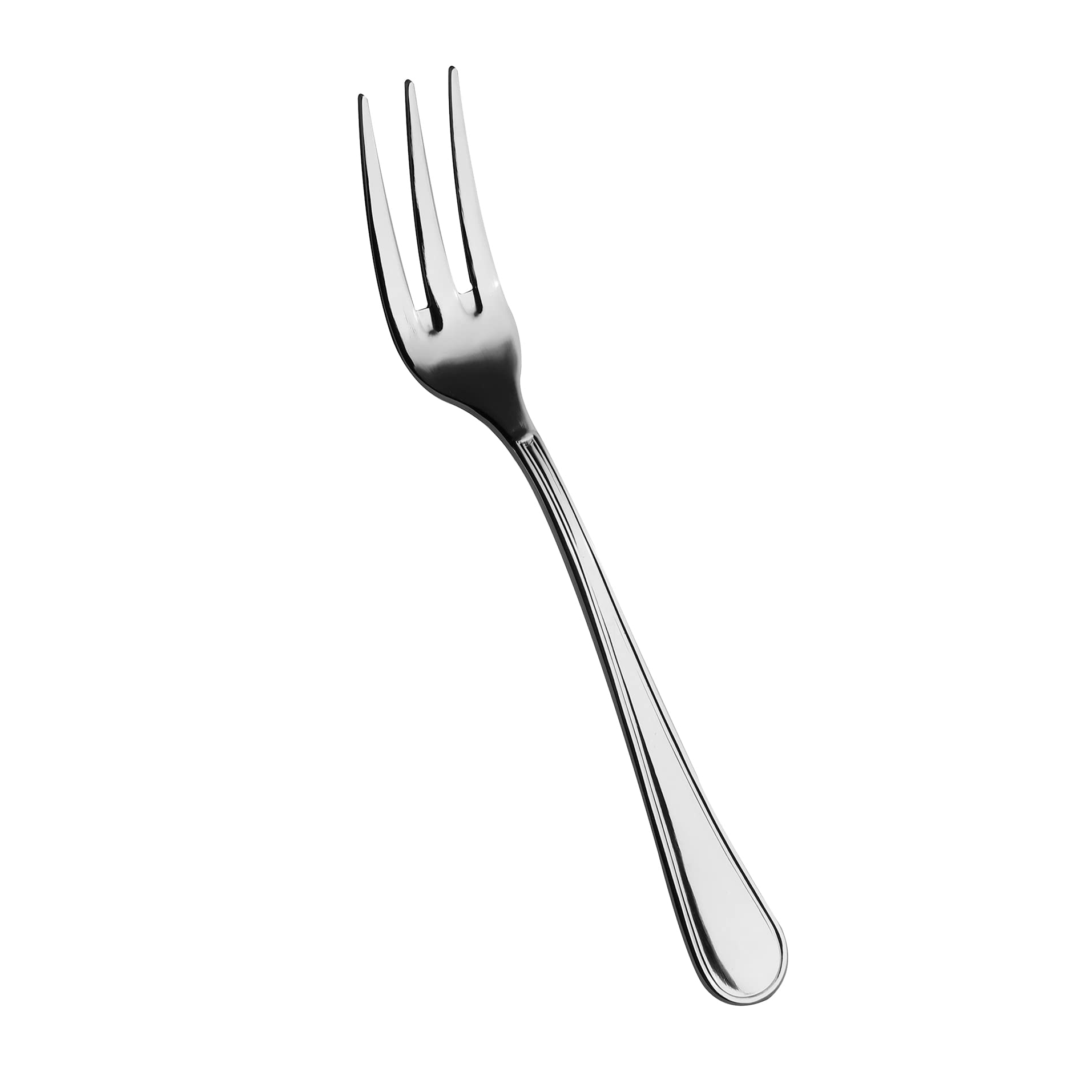 Salvinelli Queen 3 Prongs Serving Fork, 2.5 mm, Stainless Steel, 30 x 0.25 x 30 cm